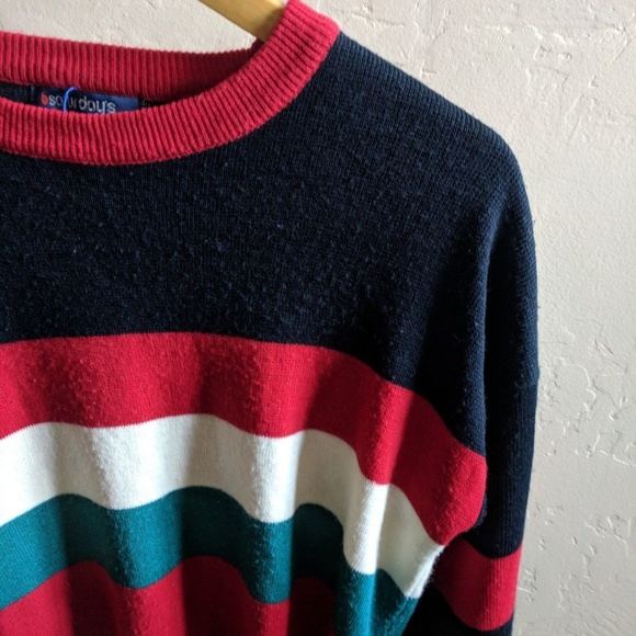 Vintage 70s ringer sweater - Picture 3 of 4